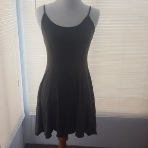 Olive green dress